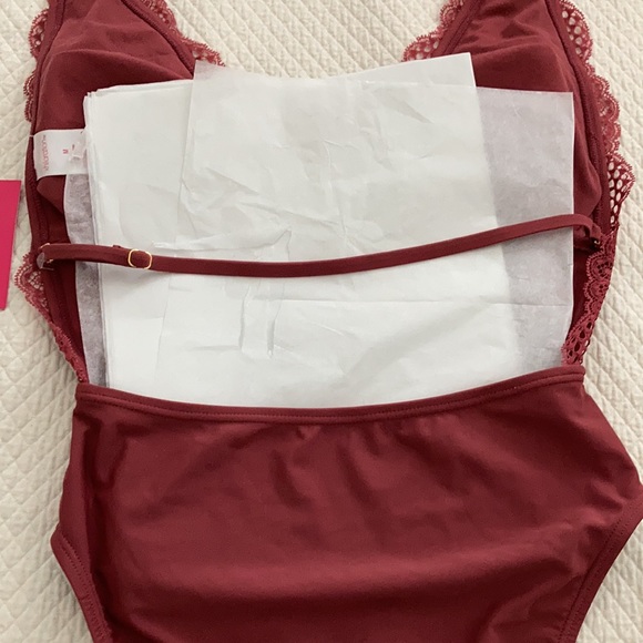 Mauve One Piece Swimsuit - Picture 5 of 6